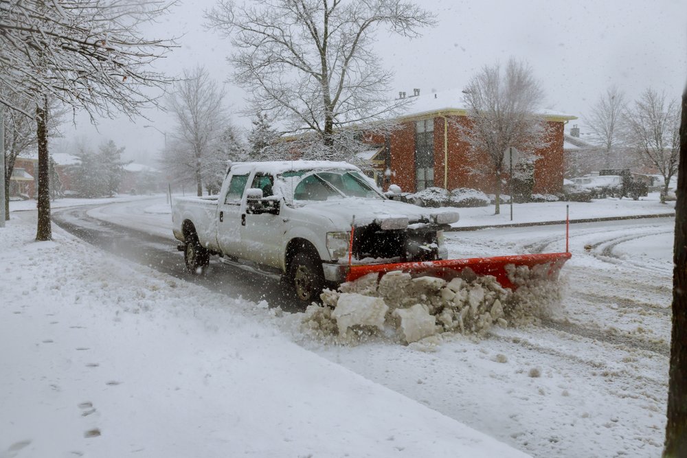 snow plowing coram ny